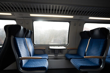 interior of a train