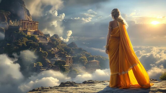 Aphrodite's magic: beauty divine, love power, Venus idol, ancient myth, Astarte role, Olympus deity, Greek passion, sacred allure, mythical grace, timeless spirit