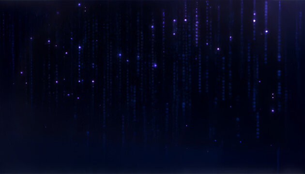 Digital Symphony: A mesmerizing display of abstract digital rain, an ethereal dance of light and data. Perfect for futuristic concepts and technological themes. - Powered by Adobe
