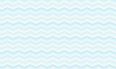 少しずつ大きくなる丸いラインが並ぶ波のようなジグザグした模様