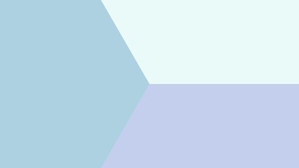 Cool light blue and pale lavender geometric background for a peaceful minimalist aesthetic.