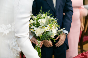 boda, novia, ramo, novio, nupcial, flor, par, amor, ceremonia, mano, mujer, celebraciones, rosa, casado, beldad, participaci&oacute;n, esposa, romance, esposos, floral, manojo