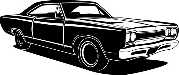 retro car vector