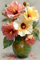 Stunning floral bouquet with yellow and white blossoms high resolution picture