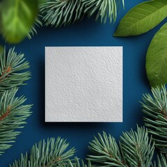 White sign is placed in the middle of a blue background