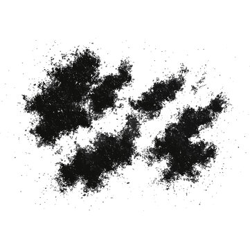 black ink and pencil graphite powder charcoal vector 