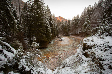Triglavska bistrica in Vrata valley, Slovenia
