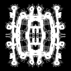 Abstract image for printing. Picture for modern interiors. The picture is painted by hand on a tablet © neurostructure