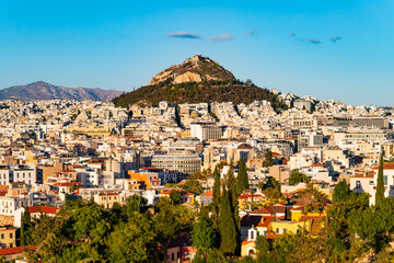 Obraz premium Athens greek monument in Greece