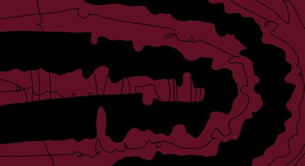 Abstract image for printing. Picture for modern interiors. The picture is painted by hand on a tablet. © neurostructure