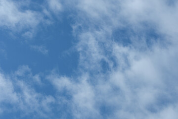 blue sky with clouds
