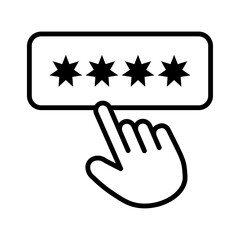 Password with hand doodle isolates sign. Hand Drawn outline doodle Security, user authorization, safety access concept. Password Theft Icon. 