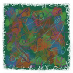 Abstract image for printing. Picture for modern interiors. The picture is painted by hand on a tablet. © neurostructure