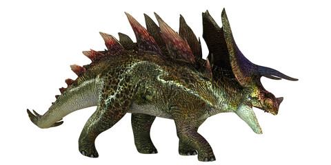 Obraz premium Majestic Styracosaurus dinosaur illustration