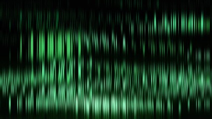 Abstract green digital rain background. Vertical lines of static noise resembling computer code or a matrix data stream on a dark screen - Powered by Adobe