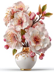Premium blossom flower arrangement luxury interior art high resolution image