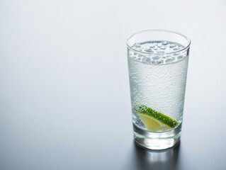 Gin Tonic Cocktail in Glass