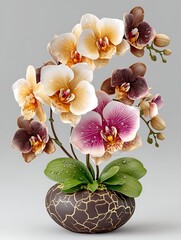 Stylish orchid floral centerpiece high resolution picture