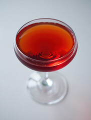 Negroni Cocktail in Glass