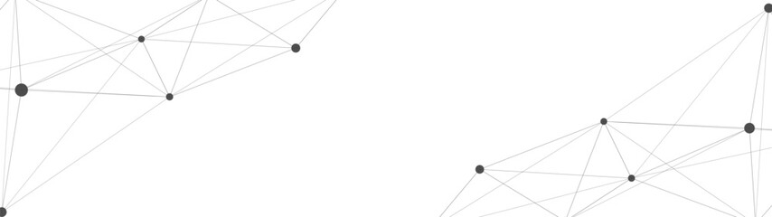 Abstract plexus-style geometric mesh with interconnected dots and lines forming a tech-inspired background.