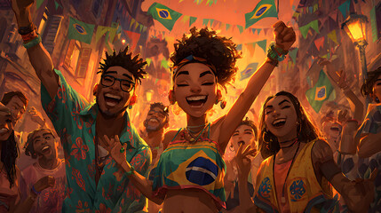 Empoderamento na União: Comemorando o Dia da Consciência Negra no Brasil, IA Generativa