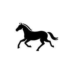 Fototapeta premium horse silhouette vector