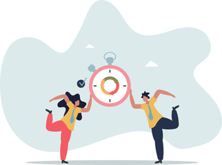 Change management process with business or work agility.Strategy transformation,life and employment of people.