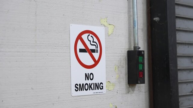No smoking sign