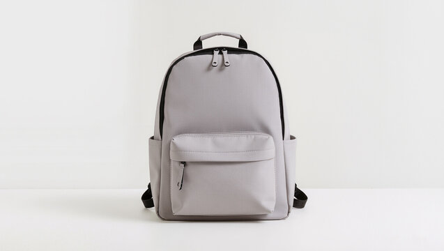 Backpack mockup minimal upright positionn