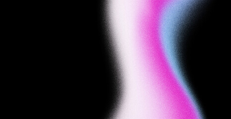 Neon Pink Cyan Flow Abstract Grainy Gradient Background