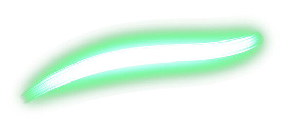 Líneas de luz sin fondo con reflejos de color. © NURIA