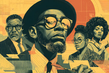 Black History Month illustration