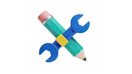 Pencil and Wrench Icon