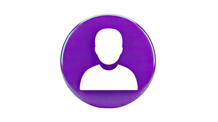 Purple User Profile Icon