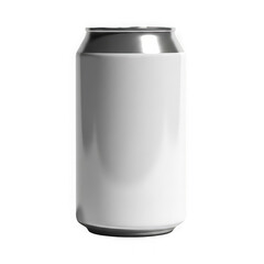 Obraz premium Blank aluminum beverage can isolated on transparent background