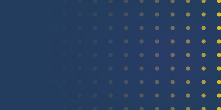 Abstract Blue and Yellow Dot Pattern Background.