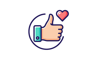 Obraz premium Hand Giving Thumbs Up Gesture.