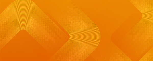Orange abstract background. Minimal pattern. Vibrant gradient geometric lines. Modern design. Suit for banner, cover, business, flyer, poster, website, brochure, corporate © Az