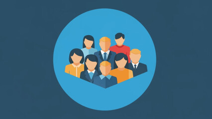 Diverse Group of People Illustration.