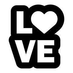 valentine Solid icon