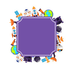 decoration and ornament astronaut theme astronaut equipment square label