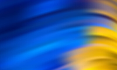 Vivid blue and yellow striped abstract background with a smooth gradient and horizontal lines. Ideal for technology, business, and creative presentations, websites