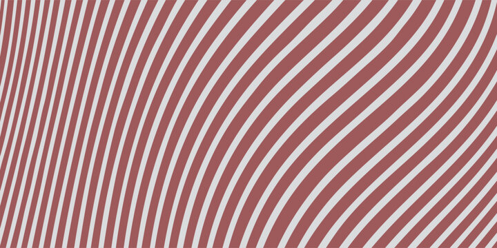 Abstract Wavy Lines Pattern in Maroon and Beige.