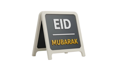 Eid Mubarak Sign