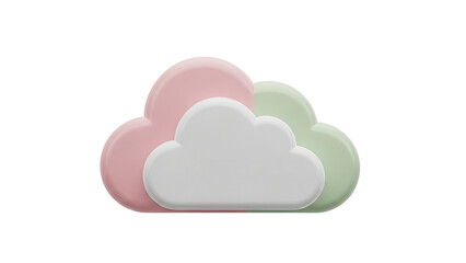 Layered Pastel Clouds