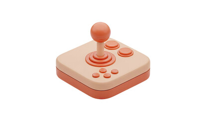 Retro-style Joystick Controller with Buttons