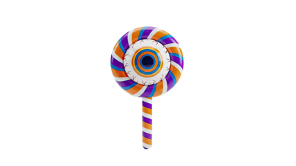 Halloween Eye Swirl Lollipop