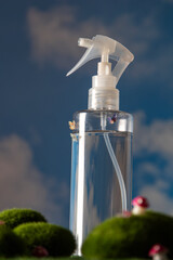 Dreamlike Miniature World featuring a Clear Liquid Dispenser