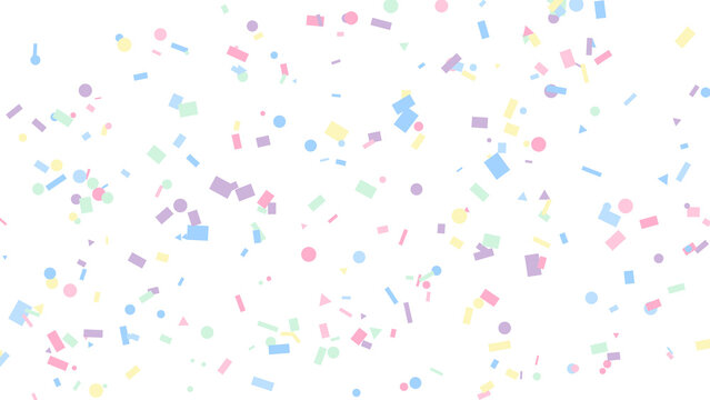 Pastel Confetti Celebration Background for Party Decoration Needs