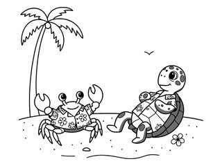 Crab and Turtle Summer